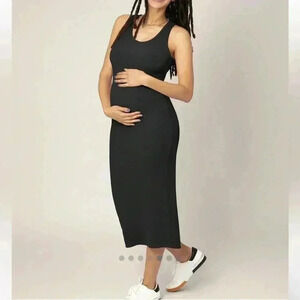 KINDRED BRAVERY BLACK RIBBED MEDIUM DRESS